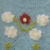 Suéter para Niñas Otoño/Invierno 2026 Ropa Nueva para Niños Camisa Base Azul para Niñas Mayores Top de Punto Azul de Invierno