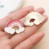20 Estilos Mixtos de Corazón Rosa de San Valentín con Goteo de Aceite Globo Aerostático Coche Máquina Expendedora de Cápsulas Colgantes de Aleación Accesorios para Joyería DIY