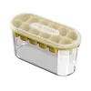 Caja de Hielo de Gran Capacidad con Tapa, Molde para Bandeja de Hielo Casero DIY, Caja de Hielo, Caja Transparente para Almacenamiento de Hielo, Caja de Hielo de Congelación Rápida