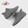 Zapatos Originales Gongyang para Hombre 2026 Otoño/Invierno Nuevos Zapatos Deportivos de Piel Genuina para Hombre Calzado Casual Cálido de Exterior de Caña Alta