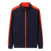 Suéter com zíper Cardigan, logotipo personalizado estampado outono e inverno, roupas de trabalho, jaqueta de ferramentas de negócios masculinas e femininas, roupas de classe de grupo