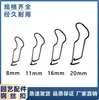 Venta directa de fábrica estructura de escalada accesorios de hebilla de acero clip de alambre de resorte superior hebilla fija de tubo de acero de resorte superior soporte de escalada