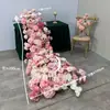 Novo Arranjo de Flores Artificiais em Cascata para Mesa para Quartos Privativos de Hotel, Decorações de Festa de Aniversário, Exibição de Palco de Casamento e Decoração de Janela