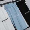 Shorts Casuales Deportivos de Moda Palm Angels Palm Couple para Hombres y Mujeres Rectos Elásticos de Calle Pantalones de Cinco Puntos