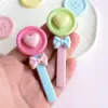 Botón Redondo de Acrílico Lindo Accesorios para el Cabello Funda para Teléfono Móvil Imán para Refrigerador Materiales para Accesorios de Joyería DIY Venta al por Mayor Directamente de Fábrica