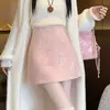 Saia de Lantejoulas Estilo Chanel Outono/Inverno 2026 para Mulheres Cintura Alta Emagrecedora Curta Linha A Versátil Saia Lápis de Lantejoulas