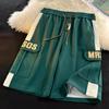 Pantalones Cortos de Verano 2024 para Hombre Estilo Americano Pantalones de Trabajo de Cinco Puntos Pierna Ancha Holgados Casuales Marca de Moda High Street Pantalones Deportivos de Baloncesto