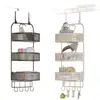Estante de pared para snacks, estante de almacenamiento multicapa a prueba de óxido, estante colgante, ideal para habitaciones de residencia estudiantil, perfecto para organizar libros en residencias universitarias
