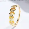 Anillo de Cobre de Plata de Ley 925 tipo Moneda para Mujer, Simple y de Moda Ins Lujo Ligero Joyería de Múltiples Anillos de Dinero de Gama Alta