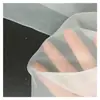 Atacado 35 organza fosca ultrafina cor sólida tecido de organza de vidro cor sólida acessível