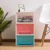 Caixa Organizadora de Plástico com Gavetas, Caixa Organizadora Espessa para Roupas para Guarda-Roupa, Armazenamento Doméstico de Grande Capacidade Personalizável
