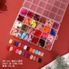 Venta Caliente Transfronteriza 288 Piezas de Uñas Postizas Color Sólido Mate Color Mixto para Uñas de Manos y Pies, Uñas Falsas Tipo Ballet para Pies, Sin Costuras y Sin Necesidad de Limar