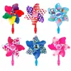 Molino de Viento Giratorio de Colores Patinete para Niños Bicicleta Cochecito de Bebé Colgante Decorativo Molinillo Pequeño Juguete para Exteriores