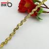 Onda S de 3-5 mm dorada y plateada borde curvo con cortina de cintas de encaje ropa de niños accesorios de boda accesorios de ropa DIY