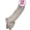 Manguito de pene de crecimiento grueso grande de 7 cm de manga larga con esencia de bloqueo de cristal 4CM maza juguetes sexuales para adultos