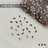 1*2*3t diamantes cúbicos de zirconia para decoración de uñas, pedrería de uñas, decoraciones de uñas DIY modernas y deslumbrantes, pedrería de base plana para manicura, accesorios para uñas