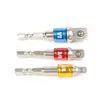 3 Peças Conectores de Contas para Cinto de Segurança Coloridos Hastes de Conexão de Soquete Universal Conectores de Anúncios com Contas de Aço 1.2, 1.4, 3.8