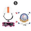 Capacete de Motocicleta para Pet com Óculos, Capacete de Segurança Universal para Gatos e Cachorros, Fabricante de Acessórios para Viagem ao Ar Livre para Pets
