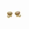 Brincos de Pérola com Zircônia de Alta Qualidade Moda Versátil Brincos de Luxo Leve Acessórios de Trabalho Femininos