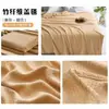 Manta de Verano de Fibra de Bambú Manta para Sofá Colcha Toalla Colcha Refrescante de Verano Manta de Aire Acondicionado Siesta de Oficina Manta Refrescante de Seda de Hielo