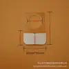 Ganchos de plástico para mascotas con forma de avión y agujeros para cajas de colores, Ganchos para cajas de embalaje de productos electrónicos, Embalaje autoadhesivo transparente con agujero redondo