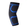 Coderas Deportivas para Hombres y Mujeres, Tejidas para Fitness, Antideslizantes, Transpirables, Protectores de Brazo Profesionales, Protectores de Brazo de Compresión de Nylon, Transfronterizo