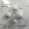 Modelo de Simulación de Verduras Mini Juguete de Comida Materiales para Casa de Muñecas Accesorios de Resina Pasador Hecho a Mano Decoraciones Adornos Cabeza de Ajo