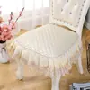 Almofadas para Mesa de Jantar e Cadeiras Estilo Europeu, Novas Almofadas de Assento de Inverno, Almofadas Ampliadas para Cadeiras de Jantar de Casa e Restaurante, Capas para Bancos