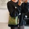 Bolso de cubo vintage para mujer, bolso de mano de moda con nueva textura 2025, bolso de hombro personalizado, bolso cruzado estilo occidental
