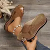 Amazon Zapatillas Casuales Planas de Cuña Transfronterizas para Mujer 2024 Tira Cruzada Color Sólido Talla Grande Calzado de Comercio Exterior Cómodas Zapatillas Planas