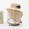 Chapéu de Pescador Masculino Verão Anti-UV Viagem ao Ar Livre Chapéu de Sol Chapéu de Sol com Proteção Facial para Pesca Chapéu de Sol de Aba Larga