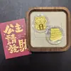 Pegatina para Teléfono de Oro Puro 999, "Princesa, Por Favor Hazte Rica," Atrae Riqueza, Fortuna Rápida, Regalo Popular, Venta al por Mayor desde el Fabricante, Caja de Regalo Pequeña