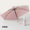 Guarda-chuva Anti-UV, Guarda-chuva de Proteção Solar para Mulheres, Compacto e Portátil, Uso Duplo para Sol e Chuva, Guarda-chuva Cápsula com 50% de desconto