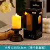Luz ambiente de vela simulada vintage mais vendida internacionalmente para decoração de mesa, luz de vela eletrônica LED em forma de gota