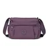 Bolso cruzado para mujer de moda transfronterizo, ligero, gran capacidad, nuevo bolso casual de nailon simple y versátil, bolso de hombro multicapa