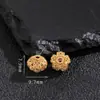 Plata S925 Chapada con Oro de 24 Quilates Oro Antiguo Linterna Hueca Cuentas Planas Accesorios para Joyería DIY Estilo Chino Nuevo Artesanía Fina Accesorios de Cuentas Espaciadoras