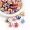 Cuentas de resina de color cambiante degradado y forma única, recubrimiento óptico, diseño de flor de ciruelo, pulsera, collar y accesorios de joyería con cuentas - fabricante que ofrece productos al por mayor y listos para enviar