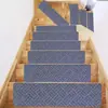 Alfombra para Escalera Amazon Transfronteriza Alfombra para Peldaño tpr Autoadhesiva sin Adhesivo Alfombra Antideslizante Rayada Embosada Uso Repetido
