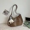 Bolso de mano casual, simple y relajado, nuevo bolso de hombro texturizado de moda, bolso cruzado de gran capacidad para ir al trabajo y para el día a día