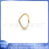 Panjiadora s925 cobre blanco plateado accesorios diy rueda de la fortuna Anillo de margarita anillo de pareja todo-partido Femenino