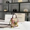 Dropshipping Nicho Moda Bolsa Caixa Graffiti 2025 Novo Estilo High-End Color-Blocking Bolsa para Celular Atacado
