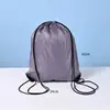 Bolsas de Poliéster de Colores con Cordón Mochilas con Cordón Personalizadas con Impresión de Logo Bolsas de Almacenamiento con Cordón de Tela Oxford en Stock