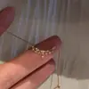 Titânio Aço Sem Cor Cintura Pequena Luz Colar de Luxo Verão Feminino Internet Celebridade Nicho High-end Design Acessórios Pingente de Corrente de Clavícula