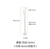 Colgante de Plata de Ley S925 Rosca Vacía Perla de Cristal Hecho a Mano con Cuentas Colgante de Joyería DIY Accesorios de Plata