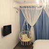 Ins Internet Popular Swing Tassel Hanging Chair Household Indoor Woven Hanging Basket Rattan Chair Balcony Nordic Style Lazy Rocking Chair