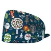 Gorro Quirúrgico con Tela Estampada, Gorro de Doctor, Gorro de Enfermera, Gorro de Belleza de Dibujos Animados, Gorro de Higiene, Gorro Quirúrgico, Gorro Médico Ajustable