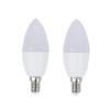 Lâmpada LED para Economia de Energia Doméstica, Base de Rosca Pequena E14 Ultra Brilhante, Lâmpada E27 Ponta de Vela, Fonte de Luz de Cristal, Alta Luminosidade Economia de Energia