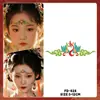Pegatinas Faciales Brillantes de Año Nuevo Transfronterizas, Pegatinas para Cejas, Esquina del Ojo y Frente Estilo Antiguo Dunhuang, Pegatinas de Tatuaje Coloridas, Escenario de Disfraces Antiguos Hanfu
