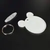 Diseño Gratuito Llavero Acrílico de Sublimación Impresión a una Cara Llavero Acrílico por Transferencia de Calor Impresión DIY