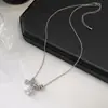 Collar de Zirconia Jianzhanghuai Square, Estilo Fresco y Minimalista, Cadena para Clavícula, Lujo Ligero, Joyería de Gama Alta de Nicho para Mujeres